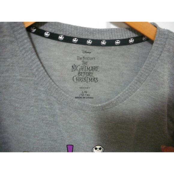 Disney The Nightmare before Christmas Nightgown Nightshirt sz Women's L (12-14) - Picture 2 of 7